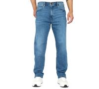 Wrangler - Homme Relaxed Coupe Droite Jeans Stretch - Frontière