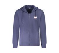 Wrangler, Homme, Sweatshirts et sweats à capuche, Bleu, Taille: L Cotton Zip-through Sweat à capuche