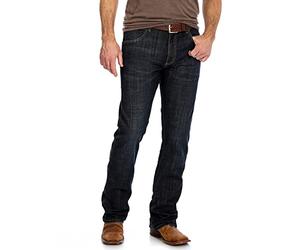 Wrangler Jean Bottillon Rétro Coupe Ajustée - Jeans - Bootcut - Homme | Coupe bootcut, taille basse, coupe ajustée au niveau du siège et des cuisses, couture emblématique en W, style cinq poches