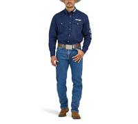 Wrangler Jean Coupe Cowboy Classique pour Homme de la Marque, Pierre foncée., 35W x 34L
