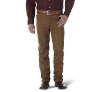 Wrangler Jean de Cowboy pour Homme - Coupe ajustée - Marron - 41-42