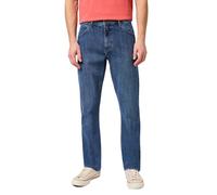 Wrangler Jean Droit Red Kabel pour Homme, Délavé Moyen, 34W / 36L