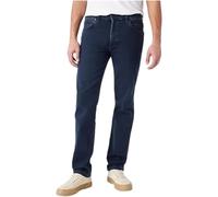 Wrangler Jeans Greensboro – Homme – Bleu fer – Coupe droite – Coton recyclé – 33/36