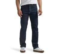Wrangler Jean Pantalon Coupe Droite Extensible pour Homme, Denim Rincé, 38W x 30L