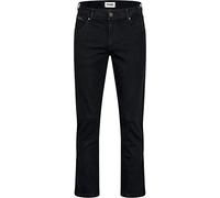 Wrangler Jean pour homme Coupe Regular Fit Texas Stretch Pantalon Authentic Straight Jean Denim Coton Noir Bleu Gris w28 w29 w30 w31 w32 w33 w34 w36 w38 w40 w42 w44, Noir surteint, 40W / 32L