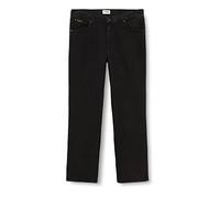 Wrangler Jean pour homme Coupe Regular Fit Texas Stretch Pantalon Authentic Straight Jean Denim Coton Noir Bleu Gris w28 w29 w30 w31 w32 w33 w34 w36 w38 w40 w42 w44, Noir surteint, 40W / 34L