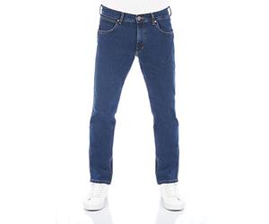 Wrangler Jean pour Homme Greensboro Coupe Droite Pantalon en Jean Stretch en Coton Bleu Noir - Blue Chip (WSS3LQ46A) - 36W / 32L