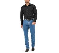Wrangler Men's Premium Performance Cowboy Cut Regular Fit Jean, Stonewash, 36W x 34L