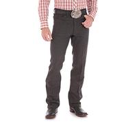 Wrangler Jean Wrancher pour homme, Noir chiné, 32W x 30L