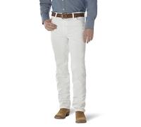 Wrangler Jeans ajustés et extensibles pour homme, blanc, 33W x 34L