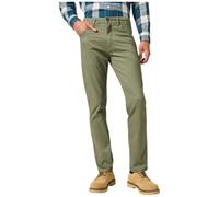 Wrangler Larston Pantalon, Vert Olive, 31W x 34L Homme
