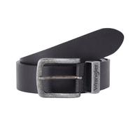 Wrangler - Leather Belt - Homme - Accessoires - Noir - Taille: 90 CM