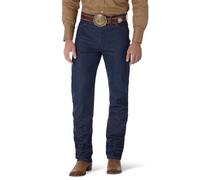Wrangler Men s 13MWZ Cowboy Cut Original Fit Jean, Gold Buckle Bleach, 42W x 34L