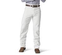 Wrangler Men s 13MWZ Cowboy Cut Original Fit Jean, White, 38W x 30L