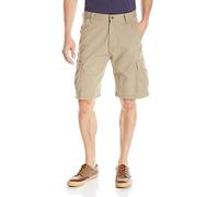 Wrangler Men's Authentics Classic Twill Cargo Short, British Khaki Twill, 34
