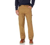 Wrangler Men's Authentics Fleece Lined Carpenter Pant, Autumn Khaki, 32W x 34L