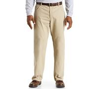 Wrangler Men's big Rugged Wear Big Relaxed Fit Straight Leg Canvas Pant, Golden Khaki Canvas, 48x34