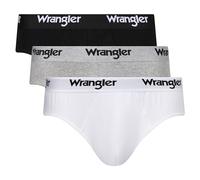 WRANGLER Men's Boxers Briefs in Black/White/Grey, Caleçon Boxeur Homme, Black/White/Grey Marl,