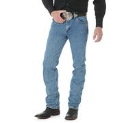 Wrangler Men's Premium Performance Cowboy Cut Slim Fit Jean, Stonewashed, 30W x 36L