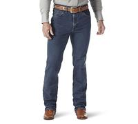 Wrangler Men's Premium Performance Cowboy Cut Slim Fit Jean, Vintage Stone, 33X32