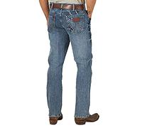 Wrangler Mens Retro Relaxed Fit Boot Cut Jeans, Greeley, 38W x 34L US