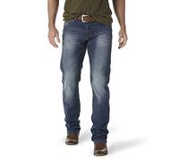 Wrangler Men's Retro Slim Fit Straight Leg Jean, Cottonwood, 32x36