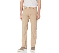 Wrangler Men's Rugged Wear Relaxed Fit Straight Leg Canvas Pant, Golden Khaki Canvas, 40x30