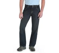 Wrangler Men's Rugged Wear Relaxed Straight Fit Jean,Blue,34x32