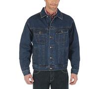 Wrangler Men's Rugged Wear Unlined Denim Jacket, Antique Indigo, Medium