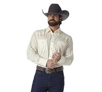 Wrangler Men's Tall Sport Western Snap Shirt in Dobby Stripe