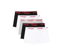 WRANGLER Men's Boxer Shorts in Black/White/Grey, Caleçon Boxeur Homme, Blacks/Whites/Grey Marl,