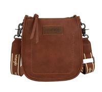 Wrangler Petits sacs à bandoulière pour femme - Joli mini sac à main à bandoulière, marron