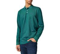Wrangler Polo LS Refined Homme, Vert Vert, Large