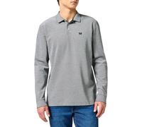 Wrangler Polo Ls Refined, Noir, M Hommes