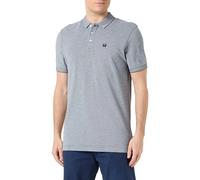 Wrangler Polo Refined, Bleu Marine, L Homme