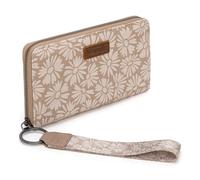 Wrangler Portefeuille long pour femme Grande capacité, Marguerite unie - Kaki, Western