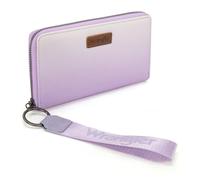 Wrangler Portefeuille long pour femme Grande capacité, Violet dégradé., Minimaliste