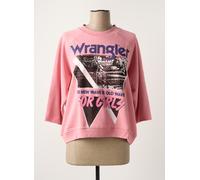 wrangler pulls et sweat-shirts femme de couleur rose