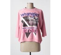 wrangler pulls et sweat-shirts femme de couleur rose 34