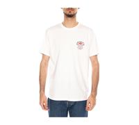 Wrangler - Regular Small Americana Tee - Homme - Tops - Blanc - Taille: L