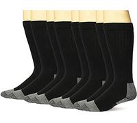 Wrangler Riggs Workwear Over The Calf Work Boot Socks 4 Pair Pack Chaussette décontractée, Noir, L (Lot de 4) Homme