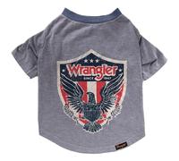 Wrangler Rope Shield T-shirt avec logo Gris chiné XS
