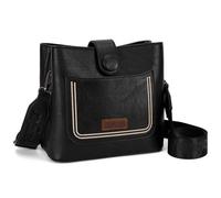 Wrangler Sac à main à bandoulière pour femme - Joli sac à main et sac à bandoulière pour femme, Sac à bandoulière noir, Small