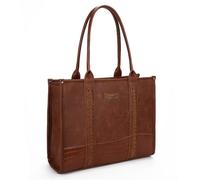 Wrangler Sac à main fourre-tout vintage pour femme avec poignée sur le dessus, Cacao l, Large