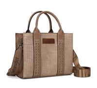 Wrangler Sac fourre-tout de designer avec poignée sur le dessus et sangle, pour femme, taille M, Medium