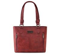 Wrangler Sac fourre-tout style western, vieilli, pour femme, plusieurs poches, grandes anses, Taille unique