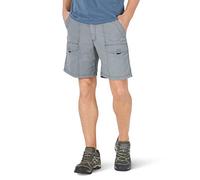Wrangler - Short Cargo Authentics de randonnée en Toile pour Homme - Gris - 50 FR