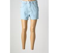 wrangler shorts / bermudas femme de couleur bleu