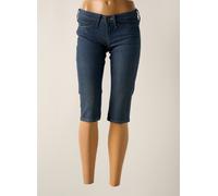 wrangler shorts / bermudas femme de couleur bleu