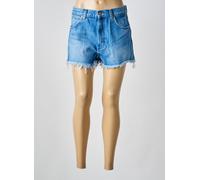 wrangler shorts / bermudas femme de couleur bleu